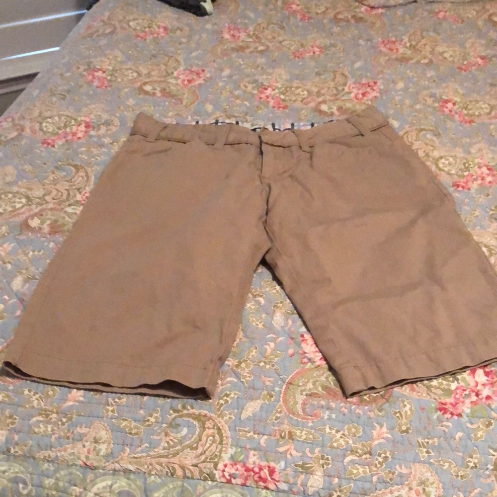 Khaki Bermuda shorts